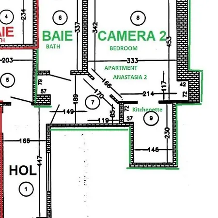 公寓 Anastasia Balcescu 2 Self Check Code In From 2pm Only Microwave *